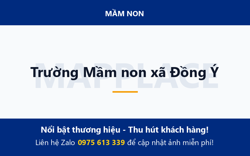 Trường Mầm non xã Đồng Ý