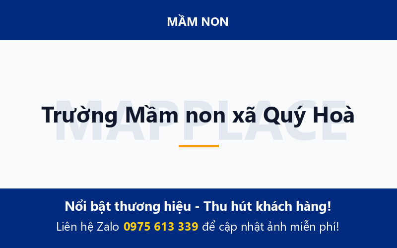 Trường Mầm non xã Quý Hoà