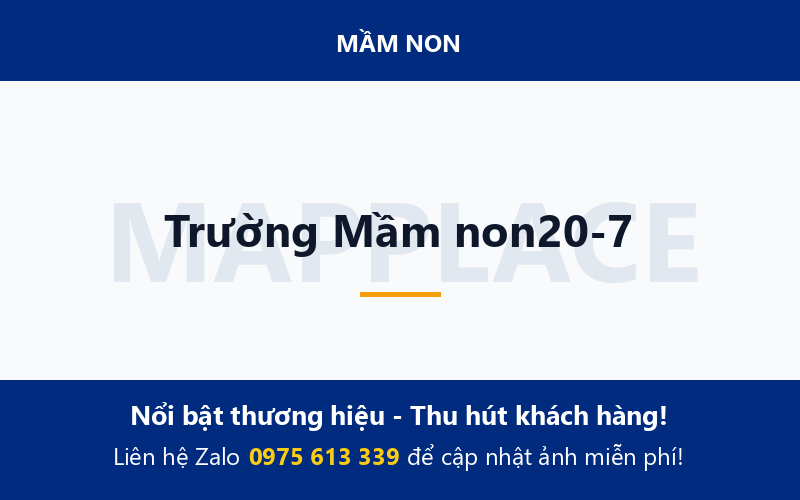 Trường Mầm non20-7