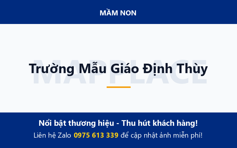 Trường Mẫu Giáo Định Thùy