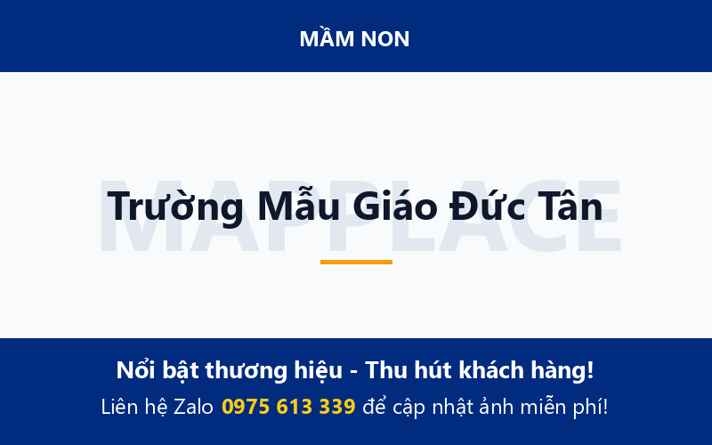 Trường Mẫu Giáo Đức Tân