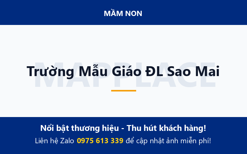 Trường Mẫu Giáo ĐL Sao Mai