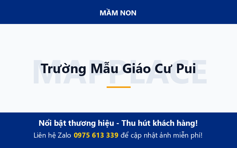 Trường Mẫu Giáo Cư Pui