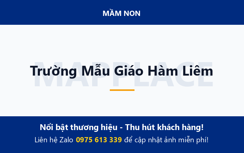 Trường Mẫu Giáo Hàm Liêm