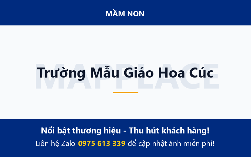 Trường Mẫu Giáo Hoa Cúc