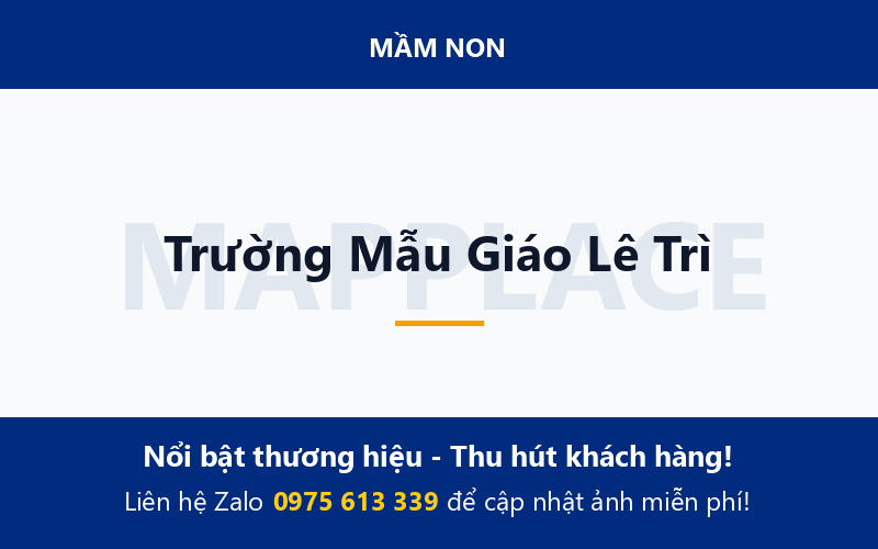 Trường Mẫu Giáo Lê Trì