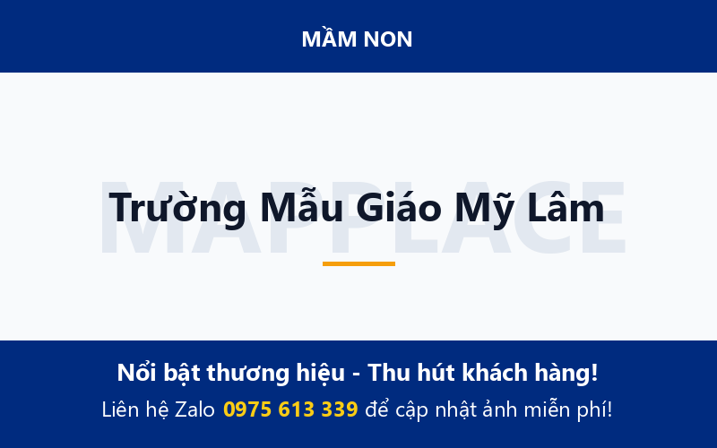 Trường Mẫu Giáo Mỹ Lâm