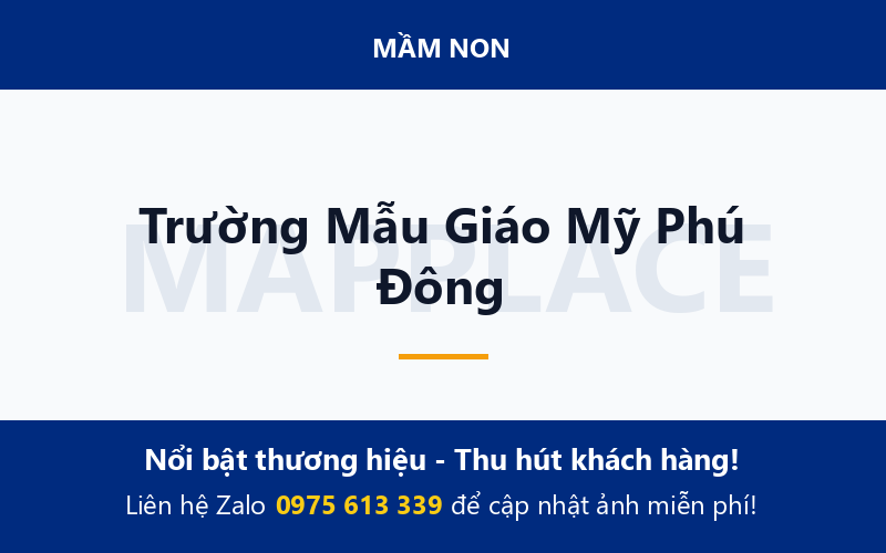 Trường Mẫu Giáo Mỹ Phú Đông