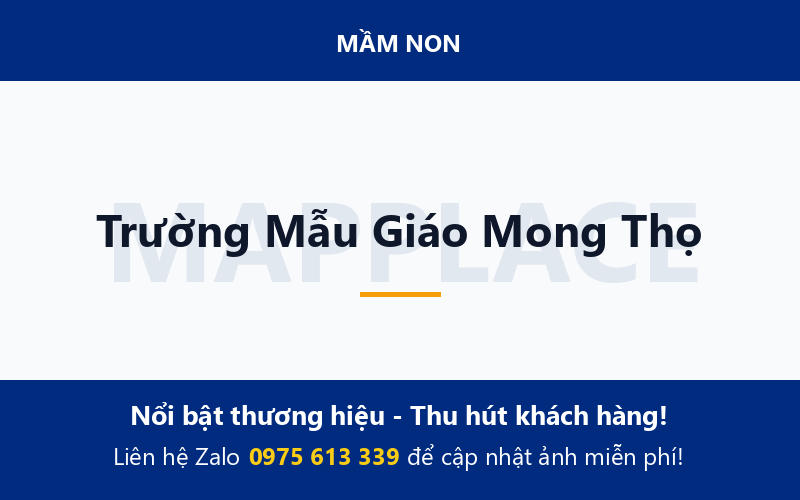 Trường Mẫu Giáo Mong Thọ