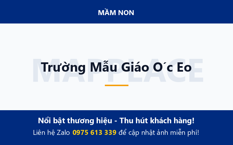 Trường Mẫu Giáo Óc Eo