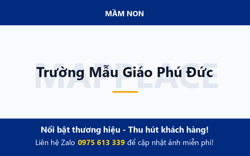 Trường Mẫu Giáo Phú Đức