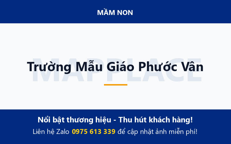 Trường Mẫu Giáo Phước Vân