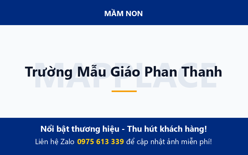 Trường Mẫu Giáo Phan Thanh