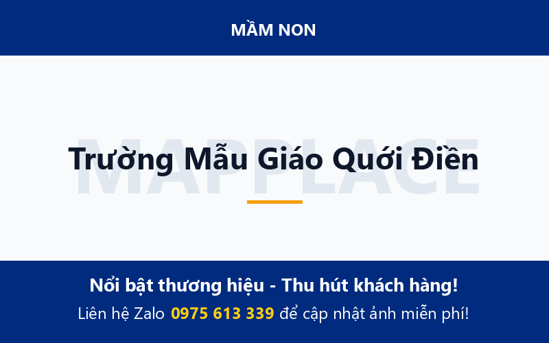 Trường Mẫu Giáo Quới Điền