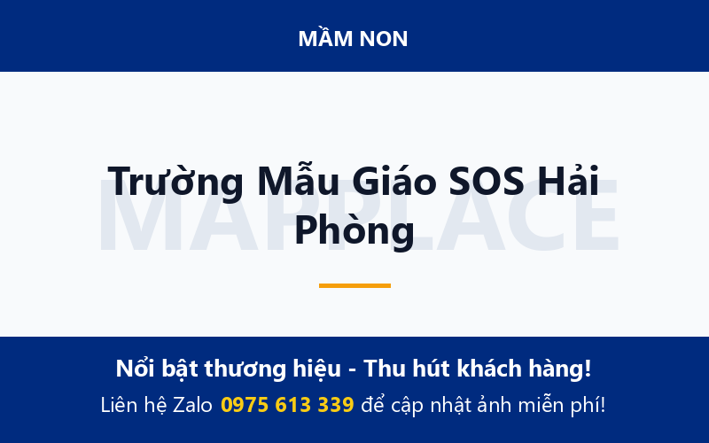 Trường Mẫu Giáo SOS Hải Phòng