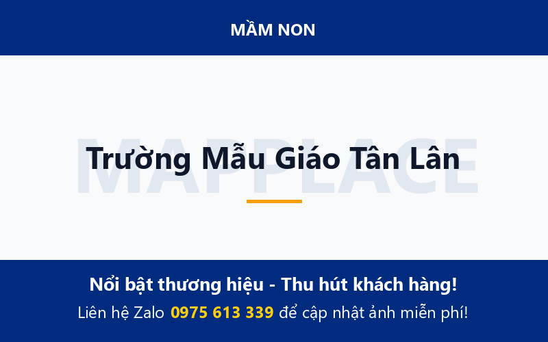 Trường Mẫu Giáo Tân Lân