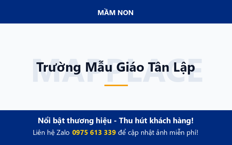 Trường Mẫu Giáo Tân Lập