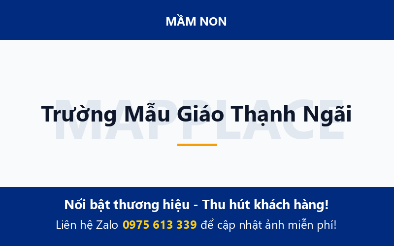 Trường Mẫu Giáo Thạnh Ngãi