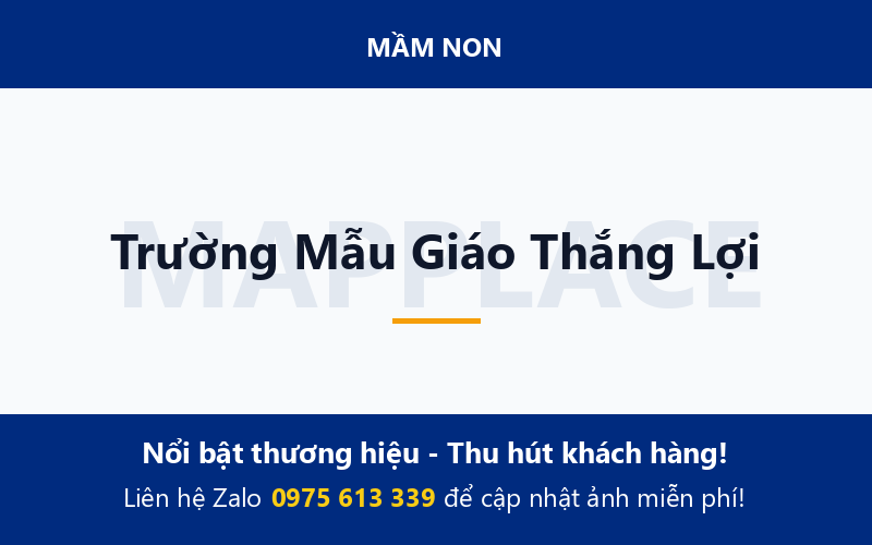 Trường Mẫu Giáo Thắng Lợi