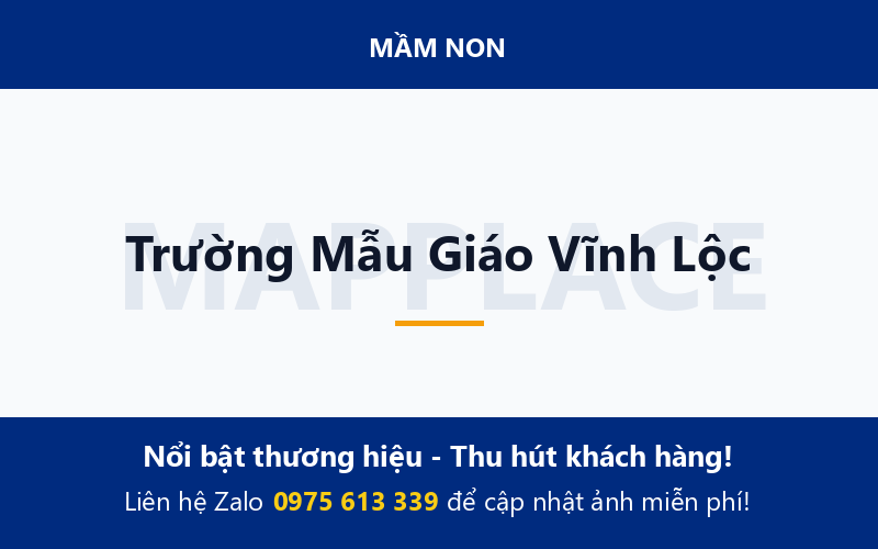 Trường Mẫu Giáo Vĩnh Lộc