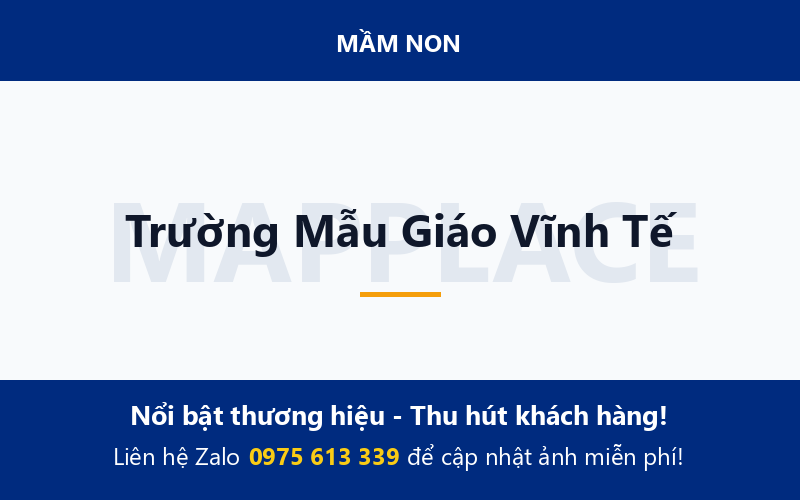 Trường Mẫu Giáo Vĩnh Tế