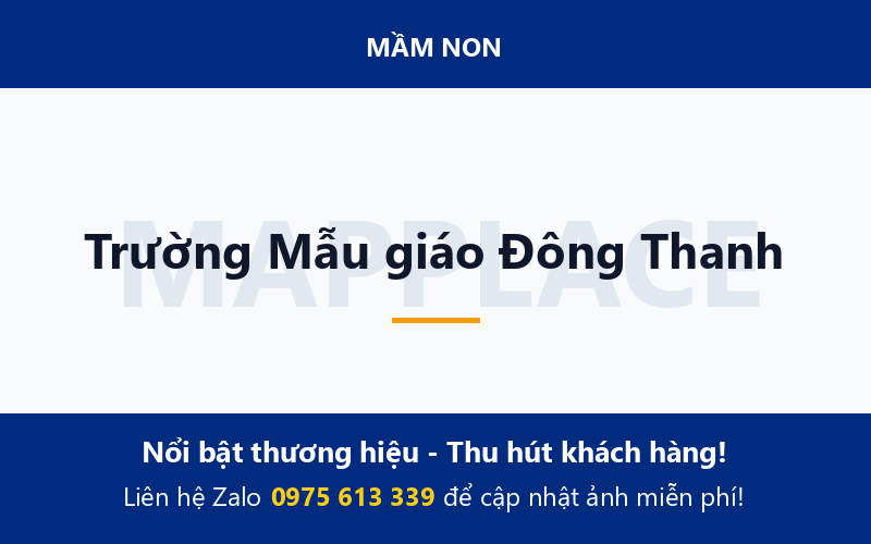 Trường Mẫu giáo Đông Thanh