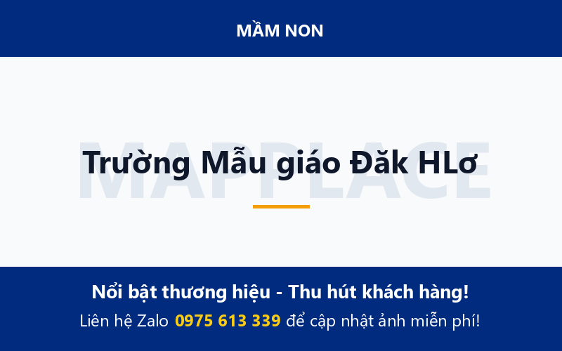 Trường Mẫu giáo Đăk HLơ