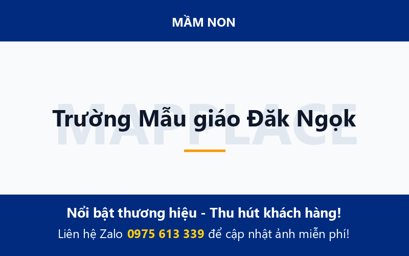 Trường Mẫu giáo Đăk Ngọk