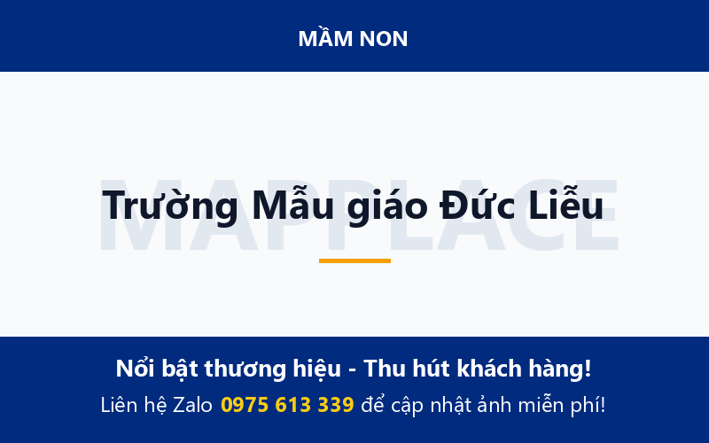 Trường Mẫu giáo Đức Liễu