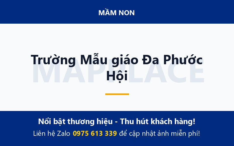 Trường Mẫu giáo Đa Phước Hội