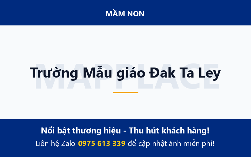 Trường Mẫu giáo Đak Ta Ley