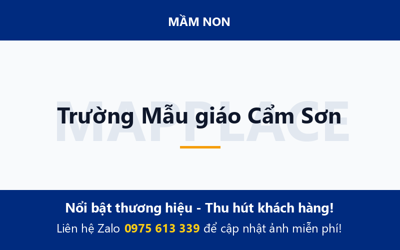 Trường Mẫu giáo Cẩm Sơn