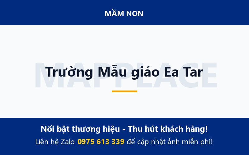 Trường Mẫu giáo Ea Tar