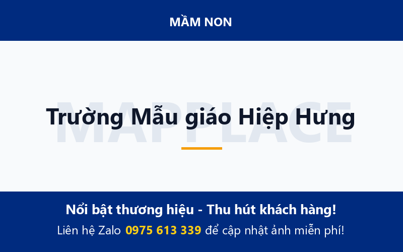Trường Mẫu giáo Hiệp Hưng