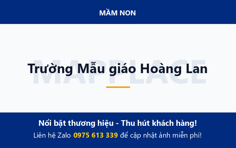 Trường Mẫu giáo Hoàng Lan