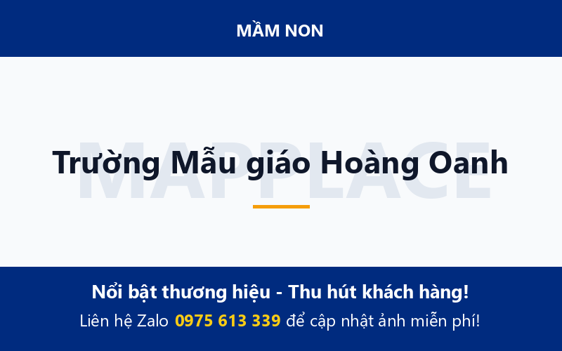 Trường Mẫu giáo Hoàng Oanh
