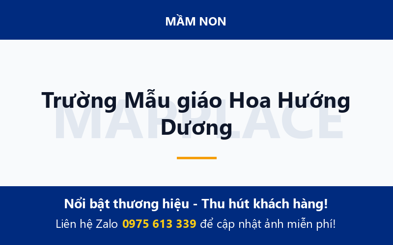 Trường Mẫu giáo Hoa Hướng Dương