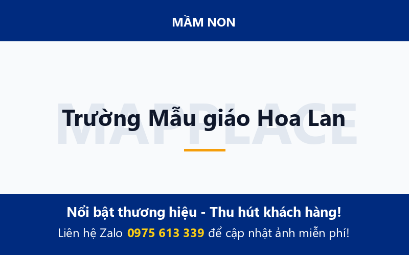 Trường Mẫu giáo Hoa Lan