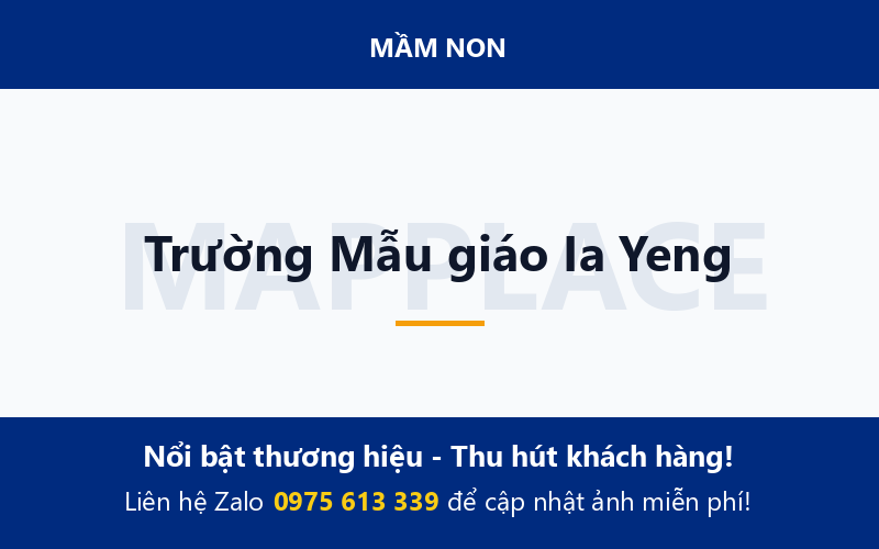 Trường Mẫu giáo Ia Yeng