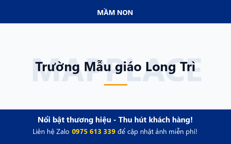 Trường Mẫu giáo Long Trì