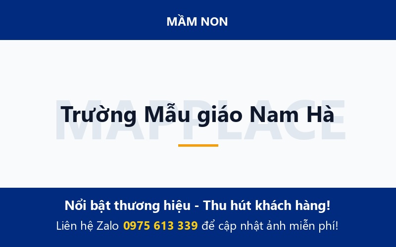 Trường Mẫu giáo Nam Hà