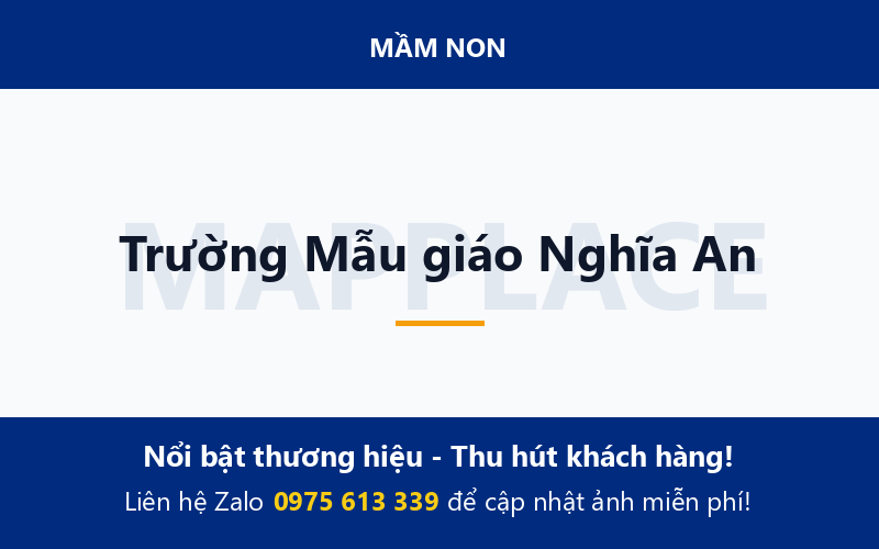 Trường Mẫu giáo Nghĩa An