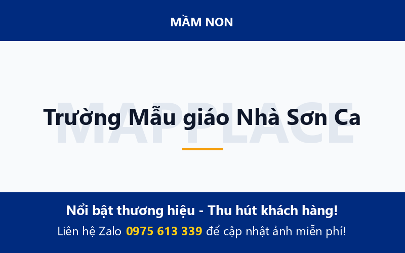 Trường Mẫu giáo Nhà Sơn Ca