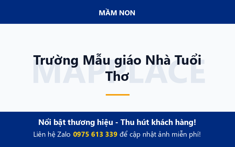 Trường Mẫu giáo Nhà Tuổi Thơ