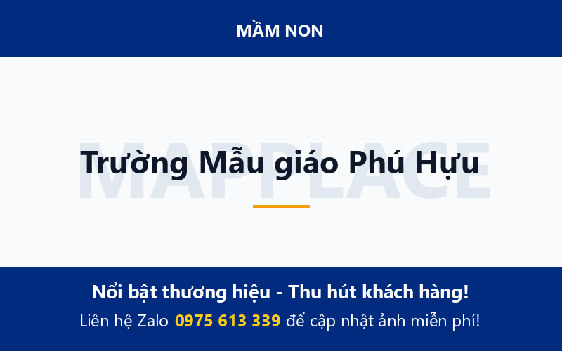 Trường Mẫu giáo Phú Hựu