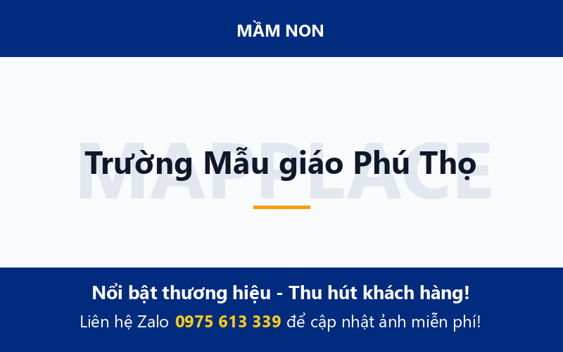 Trường Mẫu giáo Phú Thọ