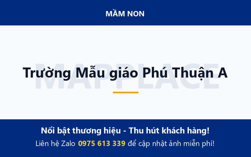 Trường Mẫu giáo Phú Thuận A