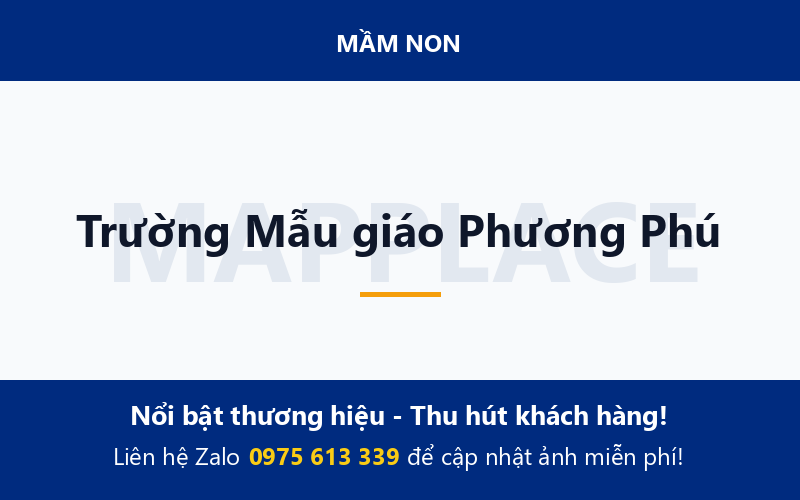 Trường Mẫu giáo Phương Phú