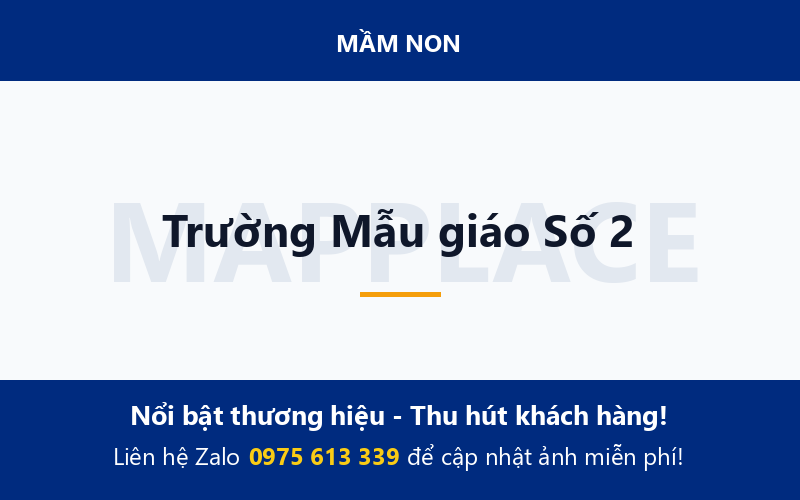 Trường Mẫu giáo Số 2