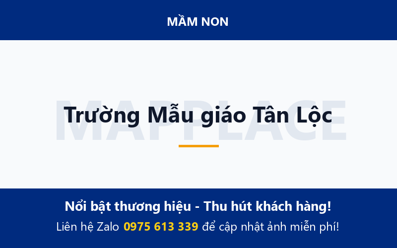 Trường Mẫu giáo Tân Lộc